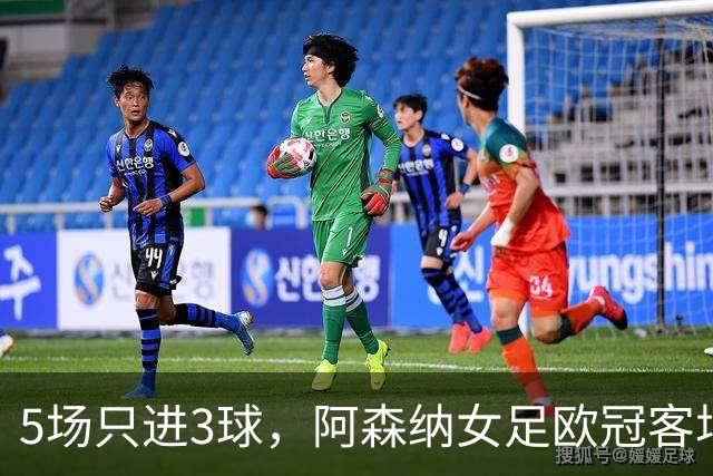 5场只进3球，阿森纳女足欧冠客场遇硬仗